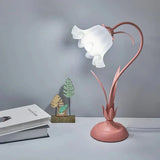 Lampe de Table Vintage à Fleurs Ajustable