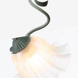 Lampe de Table Vintage à Fleurs Ajustable