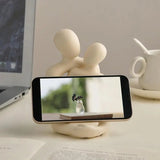 Lampe Sculpturale des Étreintes Romantiques Élégantes