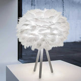 Missfeather™ - Lampe de Table à Intensité Lumineuse Ajustable avec Plumes Élégantes