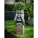 MoaiFény | Lampe de jardin solaire Moai