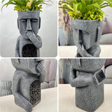 MoaiFény | Lampe de jardin solaire Moai