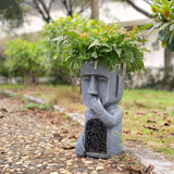 MoaiFény | Lampe de jardin solaire Moai