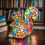 Vili - Lampe en Vitrail