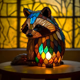 Vili - Lampe en verre coloré