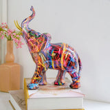 Elefánt™ - Sculpture d'éléphant inspirée par l'art du graffiti