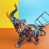 Elefánt™ - Sculpture d'éléphant inspirée par l'art du graffiti