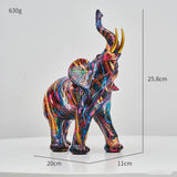 Elefánt™ - Sculpture d'éléphant inspirée par l'art du graffiti
