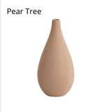 Vases en céramique aux teintes neutres