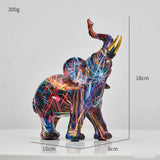 Elefánt™ - Sculpture d'éléphant inspirée par l'art du graffiti
