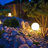 Lampe de jardin sphérique
