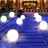 Lampe de jardin sphérique