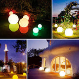 Lampe de jardin sphérique