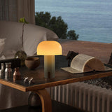 Lampe de table au design champignon