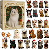 Calendrier de l'Avent avec 24 adorables chats