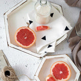 Set de plateaux en bois au style rustique