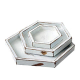 Set de plateaux en bois au style rustique