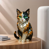 Élégante Statue Décorative de Chat