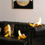 Lampe de table Art Déco en forme de banane