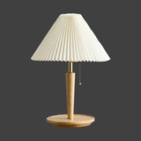 Table Lamp in Molded Wood