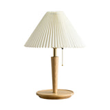 Table Lamp in Molded Wood