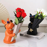 Vase Bulldog Français