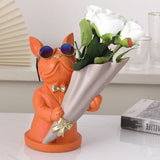 Vase Bulldog Français
