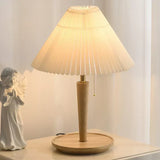 Table Lamp in Molded Wood