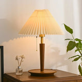 Table Lamp in Molded Wood