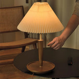 Table Lamp in Molded Wood