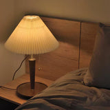 Table Lamp in Molded Wood