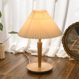 Table Lamp in Molded Wood