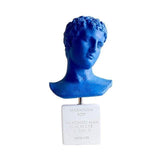 Statue de David en Teintes Azur
