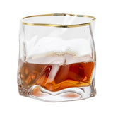 Ensemble de verres à whisky à texture évolutive