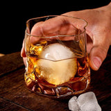 Ensemble de verres à whisky à texture évolutive