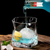 Ensemble de verres à whisky à texture évolutive