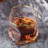 Ensemble de verres à whisky à texture évolutive