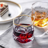 Ensemble de verres à whisky à texture évolutive
