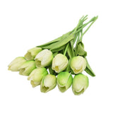 10 Fleurs de Tulipe en Soie