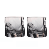 Ensemble de verres à whisky à texture évolutive