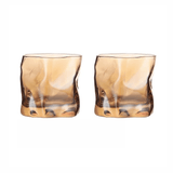 Ensemble de verres à whisky à texture évolutive