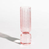Vases en verre à couleur inversée