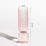 Vases en verre à couleur inversée