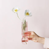 Vases en verre à couleur inversée