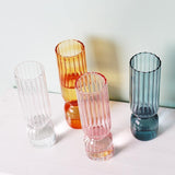 Vases en verre à couleur inversée