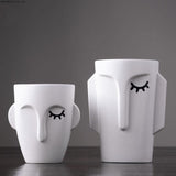 Vase Contemporain Rivera avec Visage