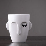 Vase Contemporain Rivera avec Visage