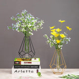 LumeGrid™ - Vase en Fer au Design Géométrique