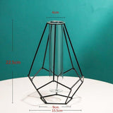 LumeGrid™ - Vase en Fer au Design Géométrique