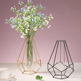 LumeGrid™ - Vase en Fer au Design Géométrique